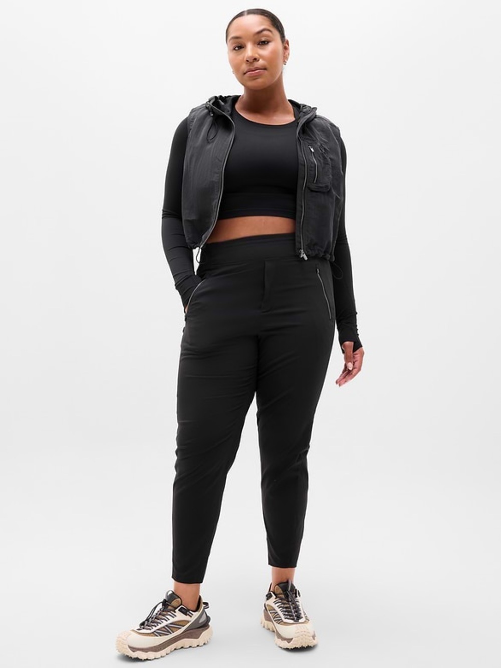 Athleta Size 12 Black Trekkie North Joggers